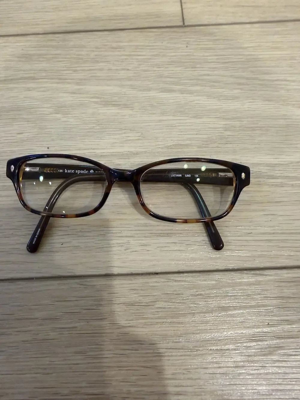 Kate Spade Lucyann 0JMD Tortoise Gold Eyeglasses Frame w/ Flexhinge 51-16-135
